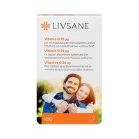 LIVSANE Vitamín D 20 μg 60 tabliet