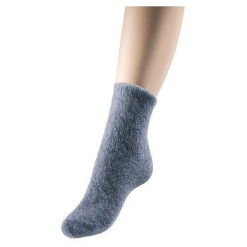 LOANA Teplé ponožky sivé, Veľkosť: Fr. 43-45 ( 29-30 cm)