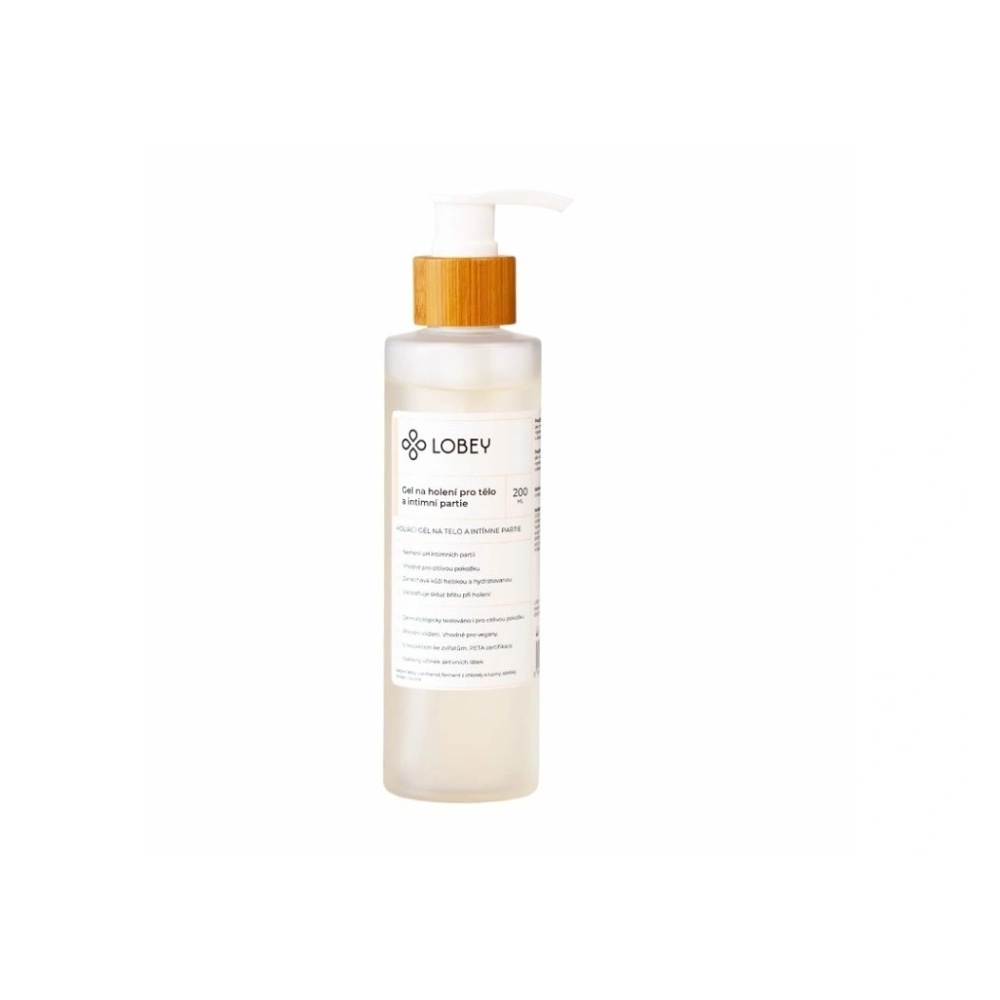LOBEY Gél na holenie pre telo a intímne partie 200 ml