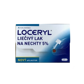 LOCERYL Liečivý lak na nechty 5% 2,5 ml (Lieky na plesne)