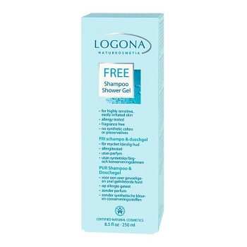 LOGONA šampón & sprchový gél FREE 250 ml