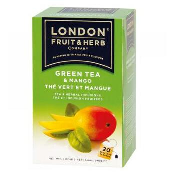LONDON FRUIT & HERB Zelený čaj s mangom 20x2 g