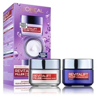 L´ORÉAL Paris Revitalift Filler Duopack Denný krém + nočný krém 2 x 50 ml