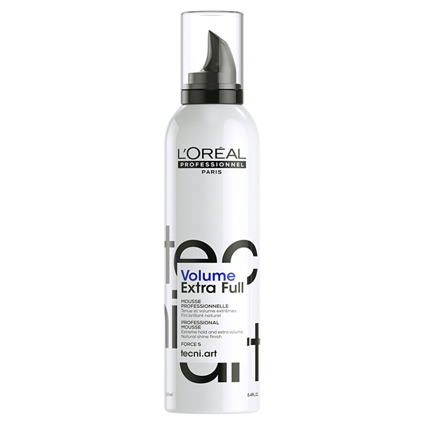 L'Oreal Paris Tecni Art Full Volume Extra Foam 250ml (Silne fixačný pena pre objem)