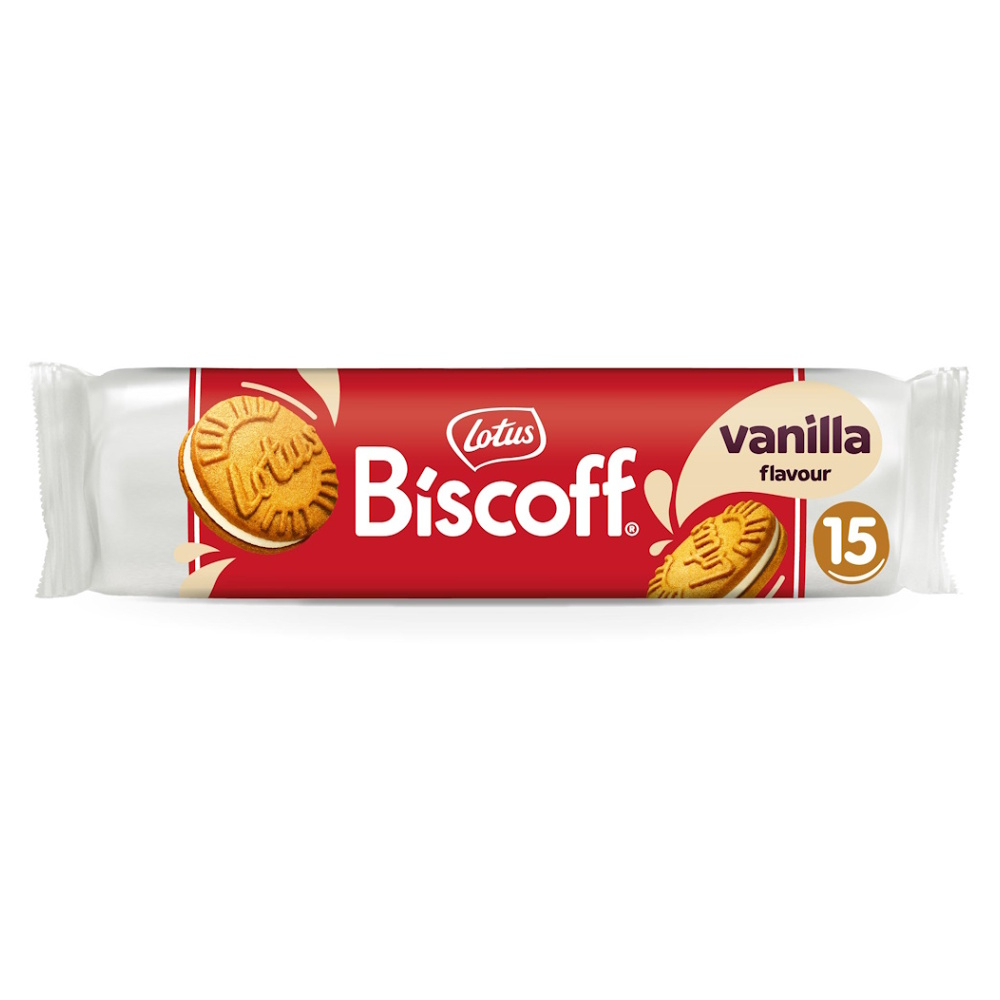 E-shop LOTUS BISCOFF Sušienky plnené krémom s vanilkovou príchuťou 150 g