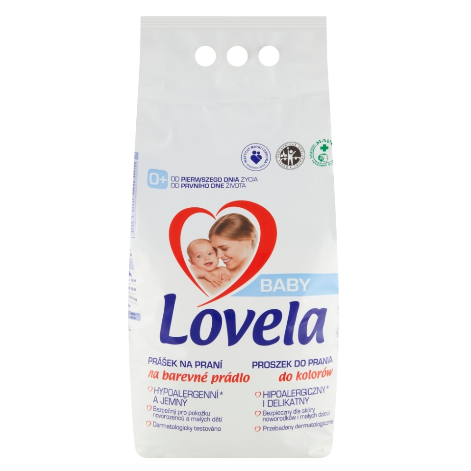 E-shop LOVELA Baby Prášok na pranie na farebnú bielizeň 41 praní 4,1 kg