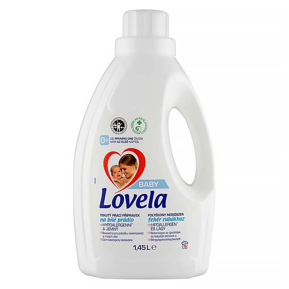 E-shop LOVELA Baby tekutý prací prípravok na biele prádlo 16 pracích dávok 1,45 l