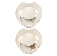 LOVI Cumlík silikónový dynamický prime 6-18m coconut ivory 2 kusy