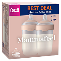 LOVI Mammafeel set fliaš 3m+ 250 ml 2 kusy