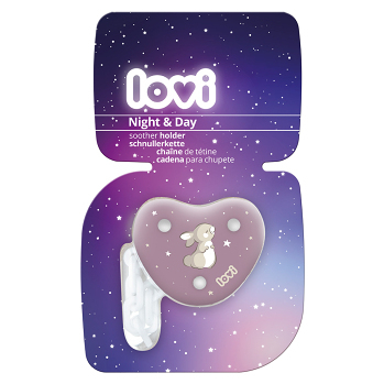 LOVI Retiazka na cumlík night&amp;day dievča 1 kus