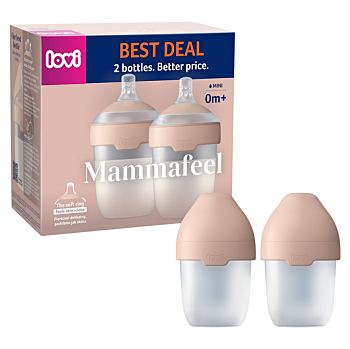 LOVI Mammafeel set fliaš 0m+150 ml 2 kusy (Dojčenské fľaše) - Sada, Antikolikové