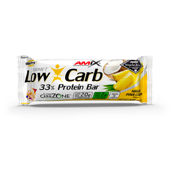 AMIX Low carb 33% protein bar hawaii pina colada 60 g