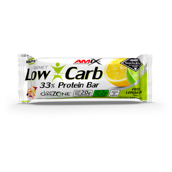 AMIX Low carb 33% protein bar citrón a limetka 60 g