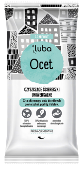 LUBA Čistiace obrúsky s octom Rôzne povrchy 24 ks
