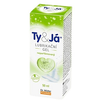 DR. MÜLLER Ty & Ja Lubrikačný gél neparfumovaný NEW 50 ml (Lubrikačné prípravky) - Parfumované