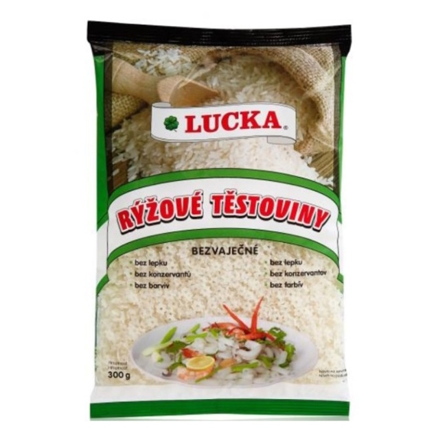 E-shop LUCKA Ryžové cestoviny hviezdičky do polievky 300 g