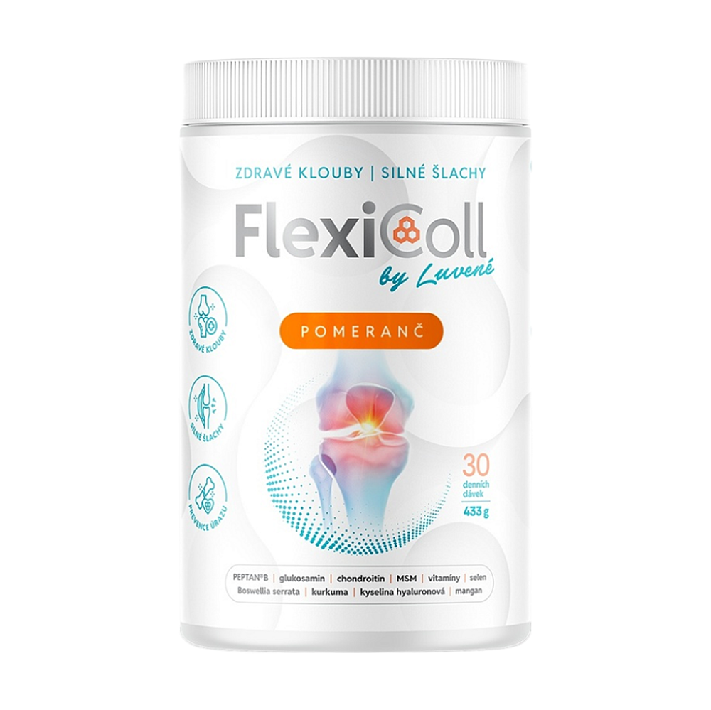 LUVENÉ FLEXICOLL Kĺbová výživa pomaranč 433 g