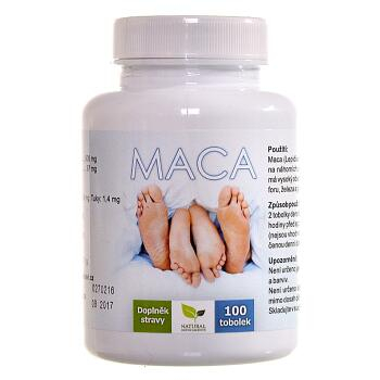 NATURAL MEDICAMENTS Maca 500 mg 100 tabliet