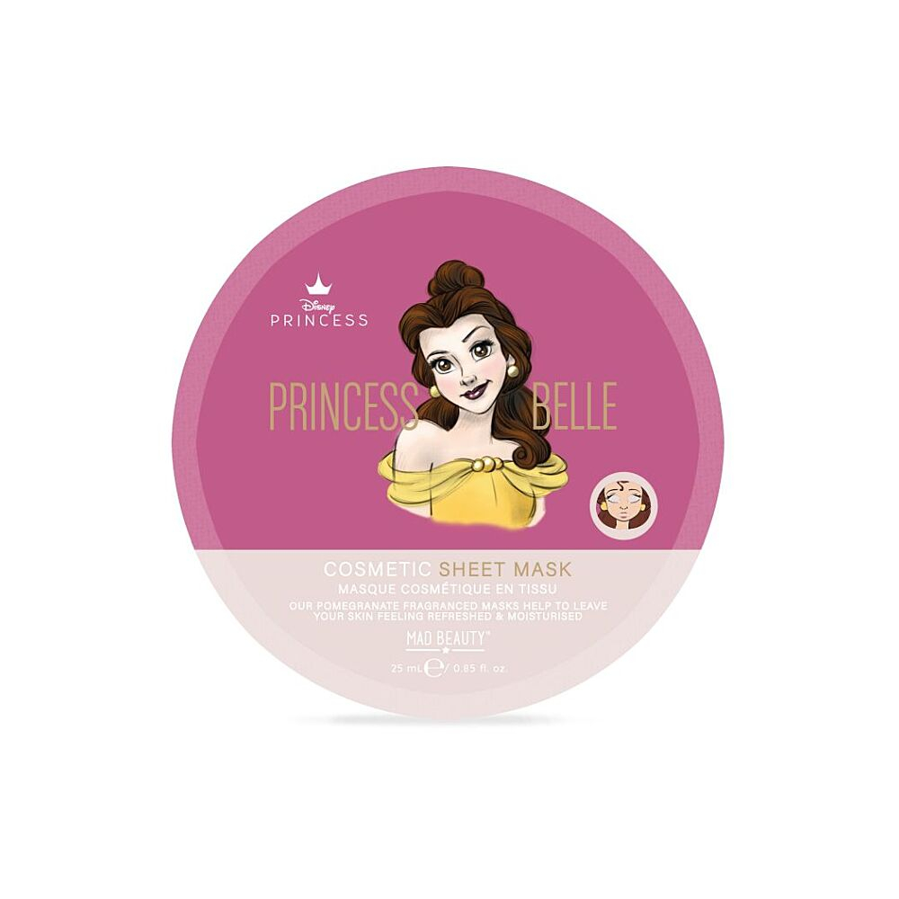 E-shop MAD BEAUTY Belle pure princess textilná maska ​​na tvár 25 ml