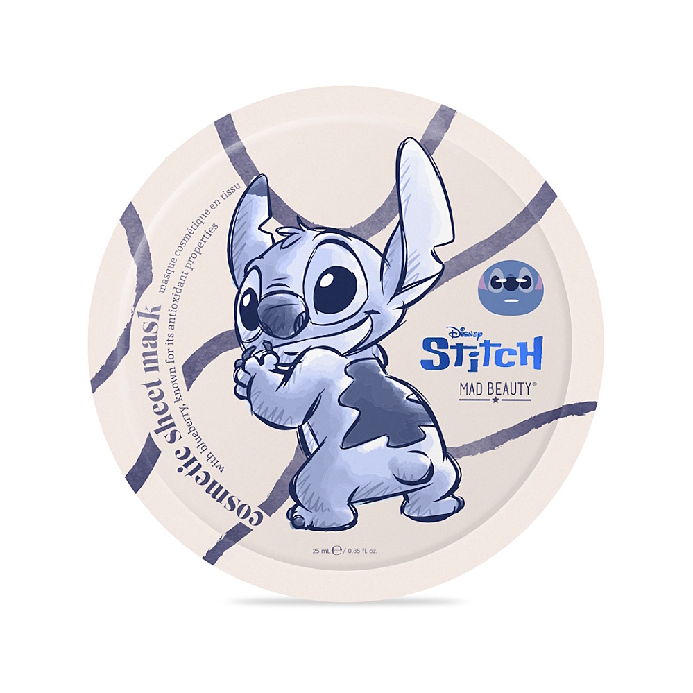 E-shop MAD BEAUTY Stitch denim hydratačná textilná maska ​​na tvár 25 ml