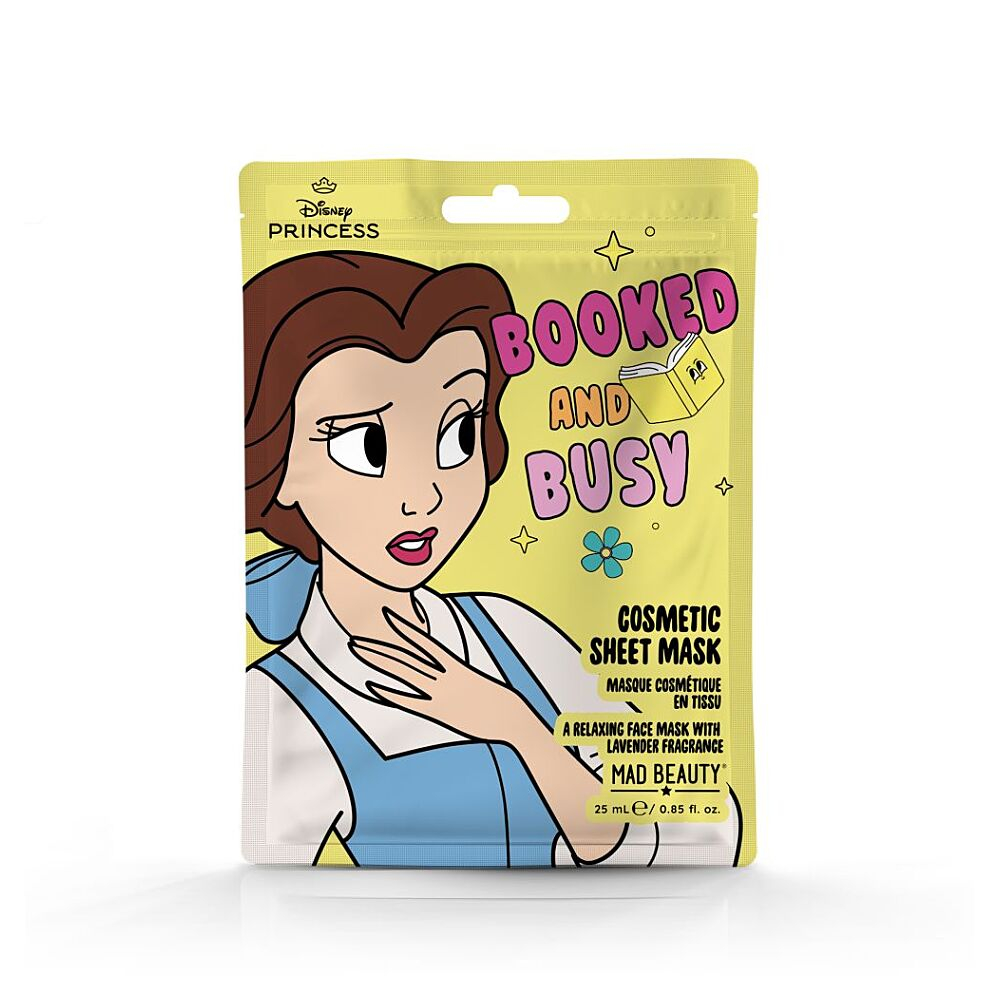 E-shop MAD BEAUTY Disney Princess Relaxačná textilná maska ​​na tvár 25 ml