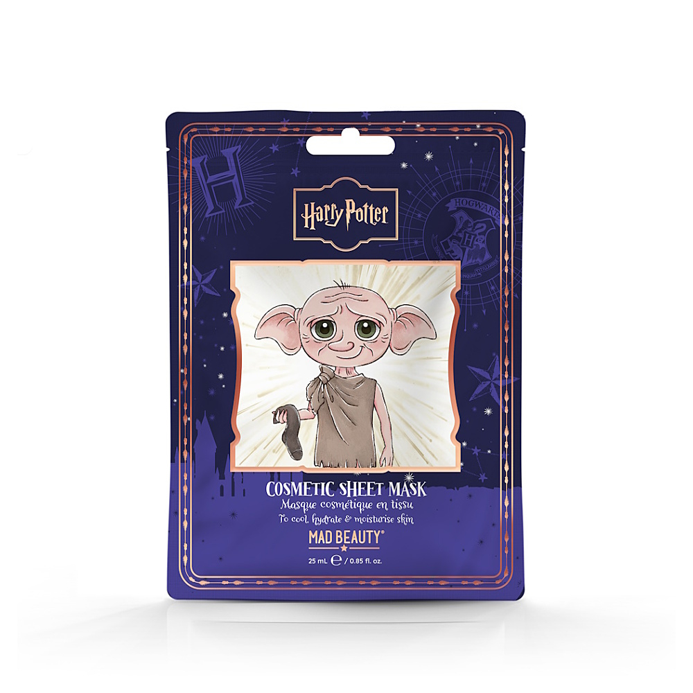 E-shop MAD BEAUTY Harry Potter vyživujúca a hydratačná textilná maska ​​25 ml