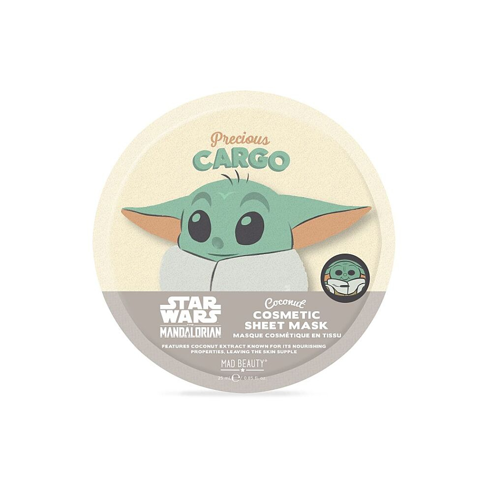 E-shop MAD BEAUTY Star wars grog zjemňujúca textilná maska ​​na tvár 25 ml