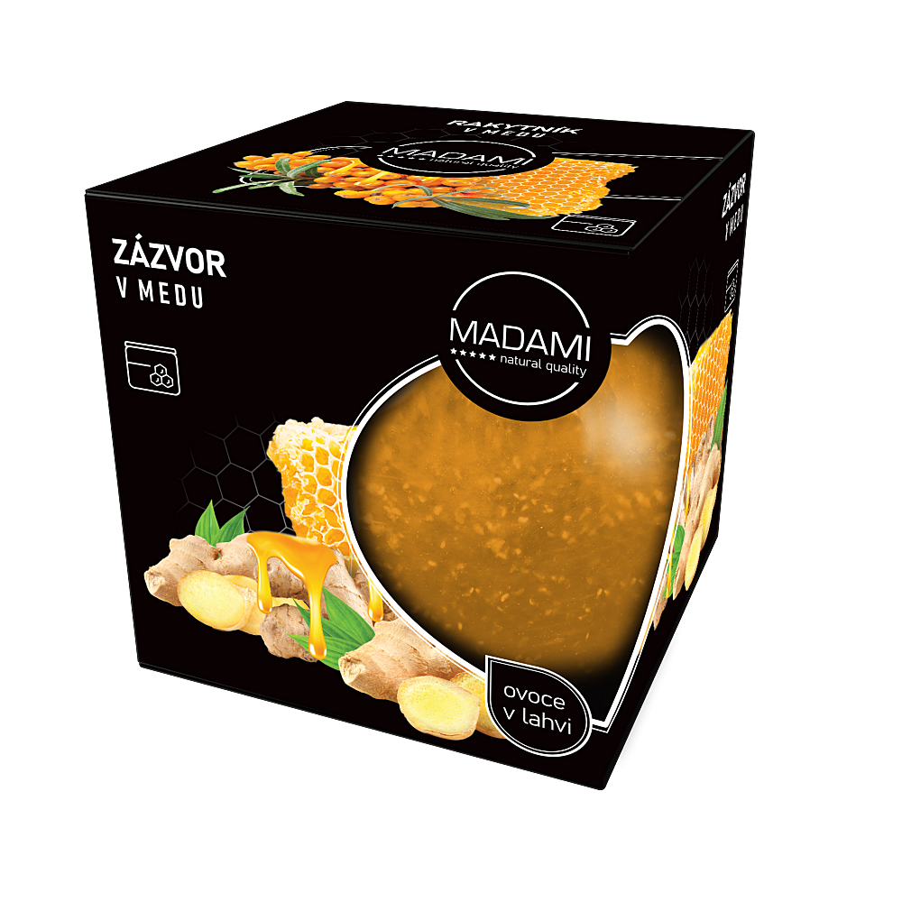 MADAMI Ovocie v mede zázvor v mede 620 g