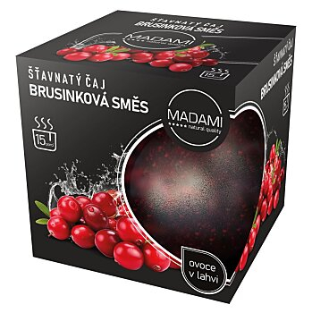 MADAMI Šťavnatý čaj brusnicová zmes 500 g (Pečené čaje)