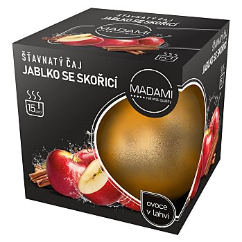 MADAMI Šťavnatý čaj jablko so škoricou 450 g (Pečené čaje)
