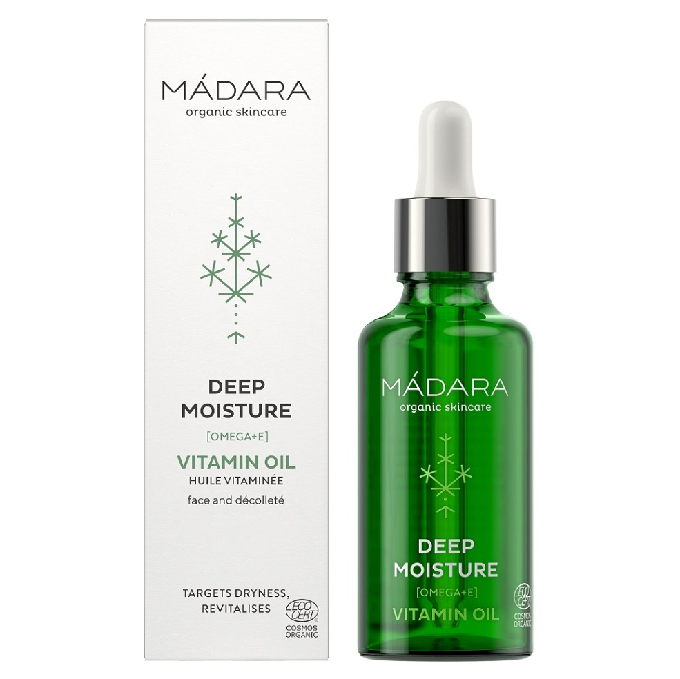 MÁDARA Deep Moisture Hĺbkovo hydratačný vitamínový pleťový olej 50 ml
