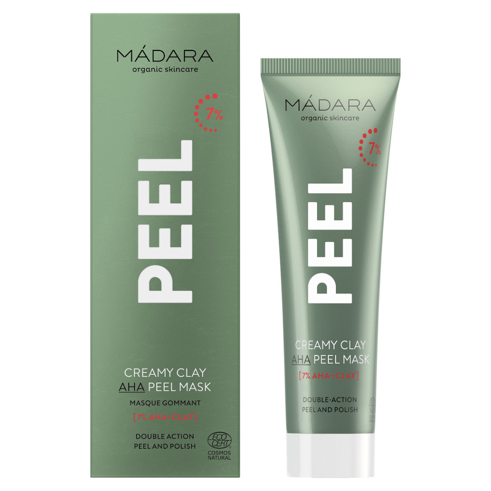 MÁDARA PEEL Krémová ílová peelingová maska s AHA kyselinami 60 ml