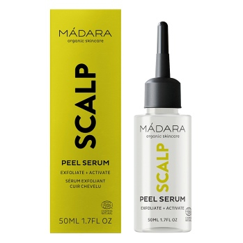 MÁDARA Scalp Peelingové sérum na pokožku hlavy 50 ml (Prírodná vlasová regenerácia) - Prírodné - obrázok 2/2
