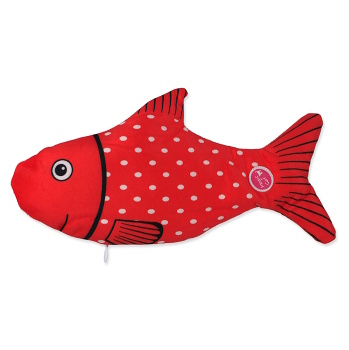 MAGIC CAT Winter Tale ryba pohyblivá červená 28 cm (Hračky pre mačky)