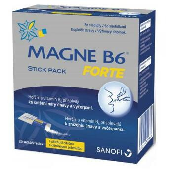MAGNE B6 Forte stick pack 20 vreciek