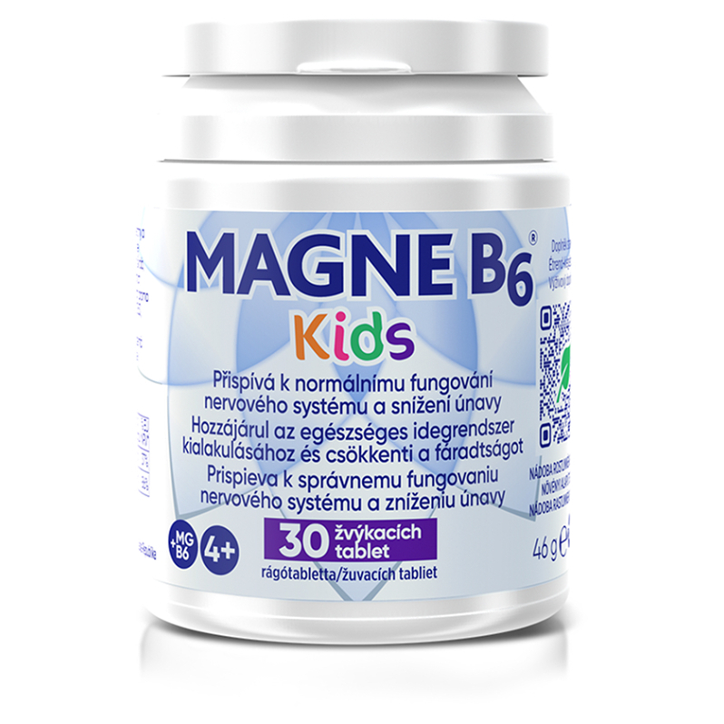 MAGNE B6 Kids horčík a vitamín B6 v tabletách pre deti 30tbl