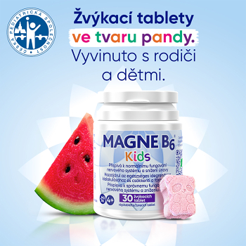 MAGNE B6 Kids 30 žuvacích tabliet
