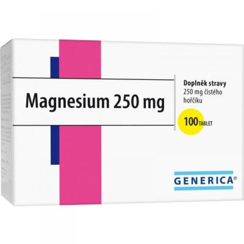 GENERICA Magnesium 250 mg 100 tabliet kúpite na Mojalekaren.sk