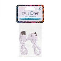 PLUSONE Magnetický USB kábel 2 kusy