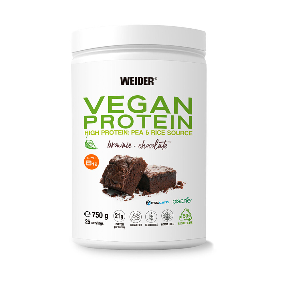 WEIDER Vegan proteín príchuť lieskový oriešok 750 g