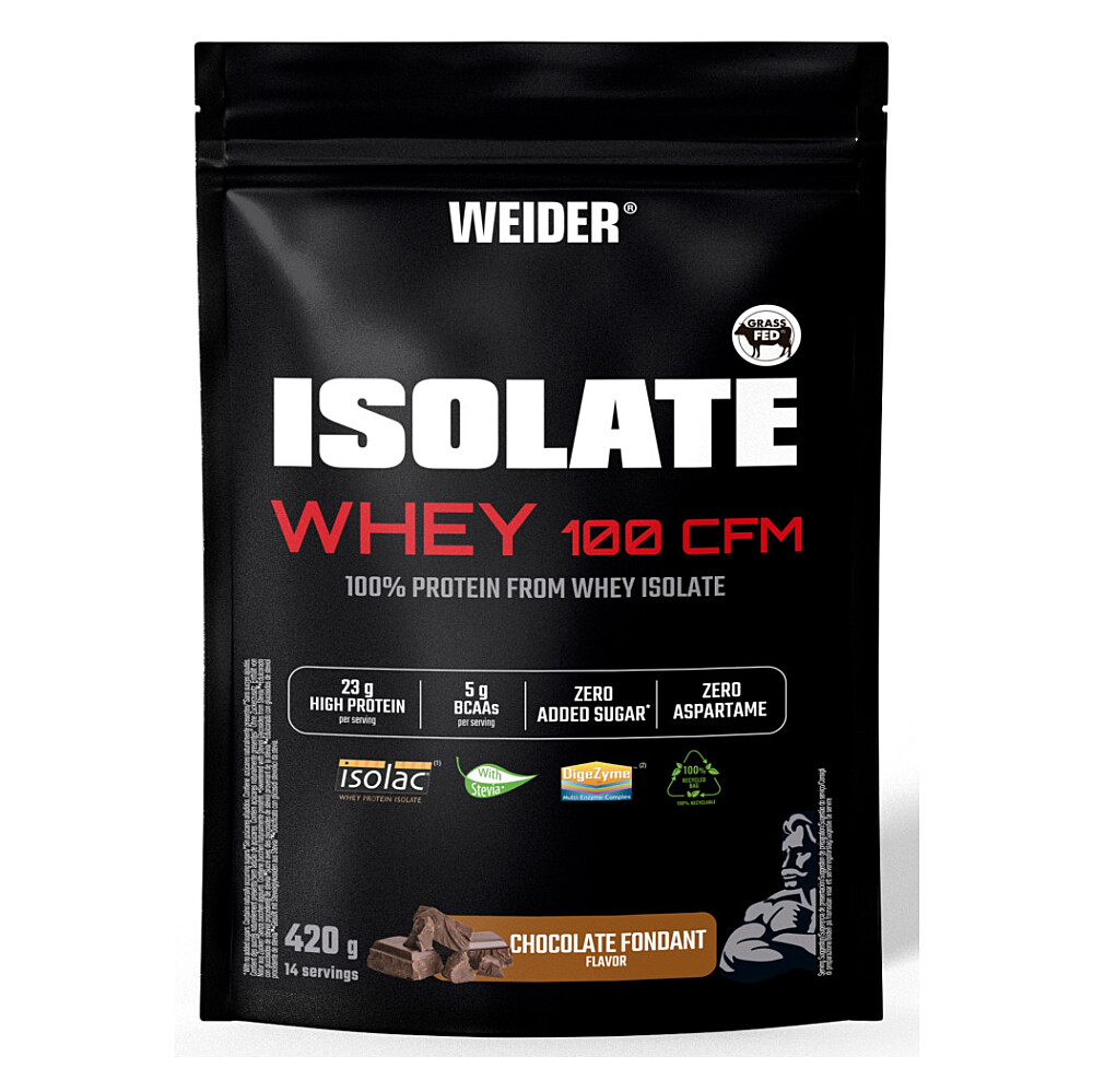 WEIDER Isolate whey 100 cfm čokoládový fondán 420 g