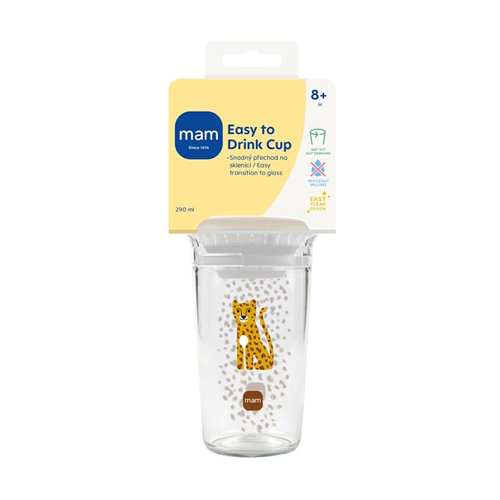 MAM Easy to drink hrnček 8+m žltý 290 ml