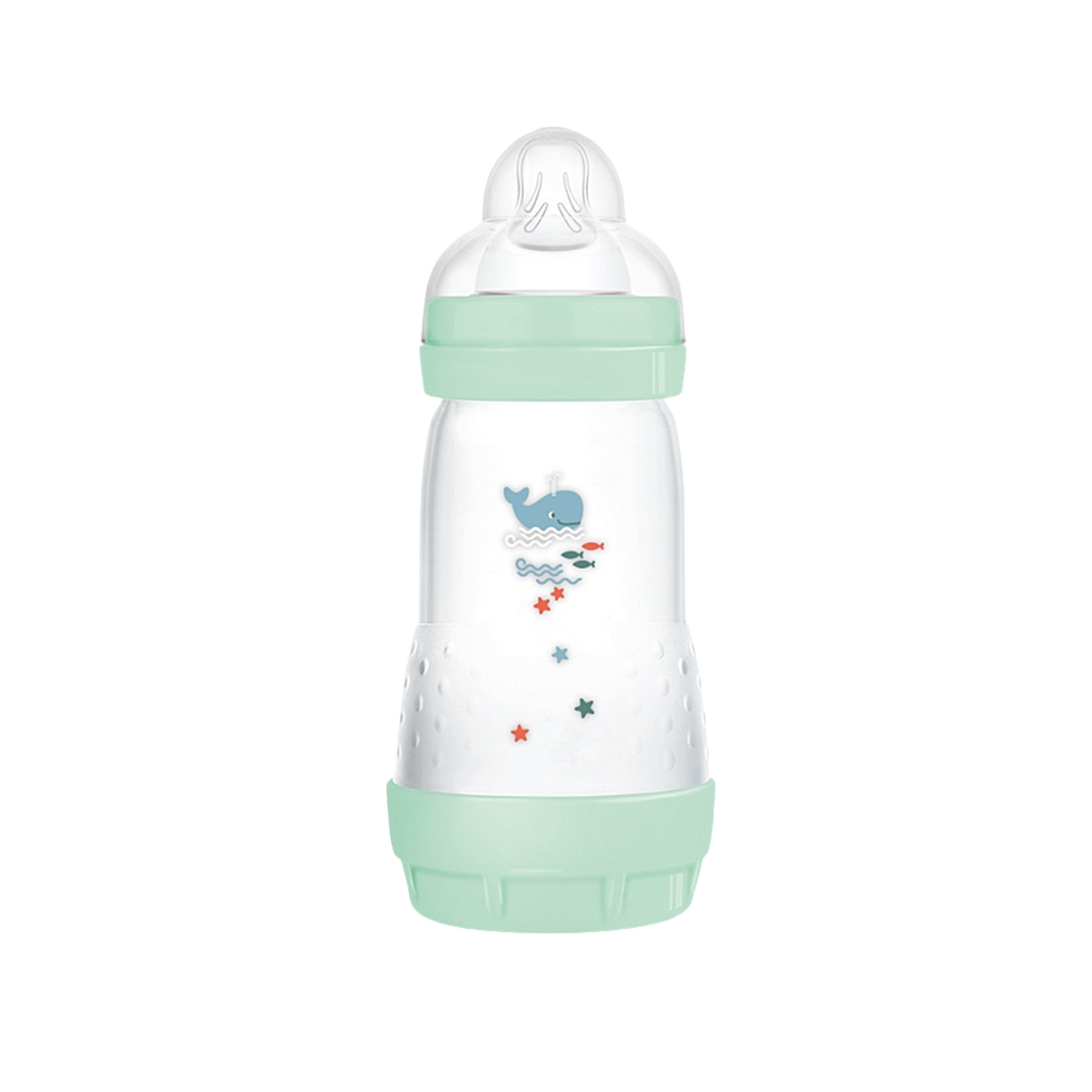 MAM Fľaša anti-colic mätová 2m+ 260 ml
