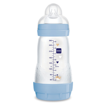 MAM Fľaša anti-colic modrá 260 ml