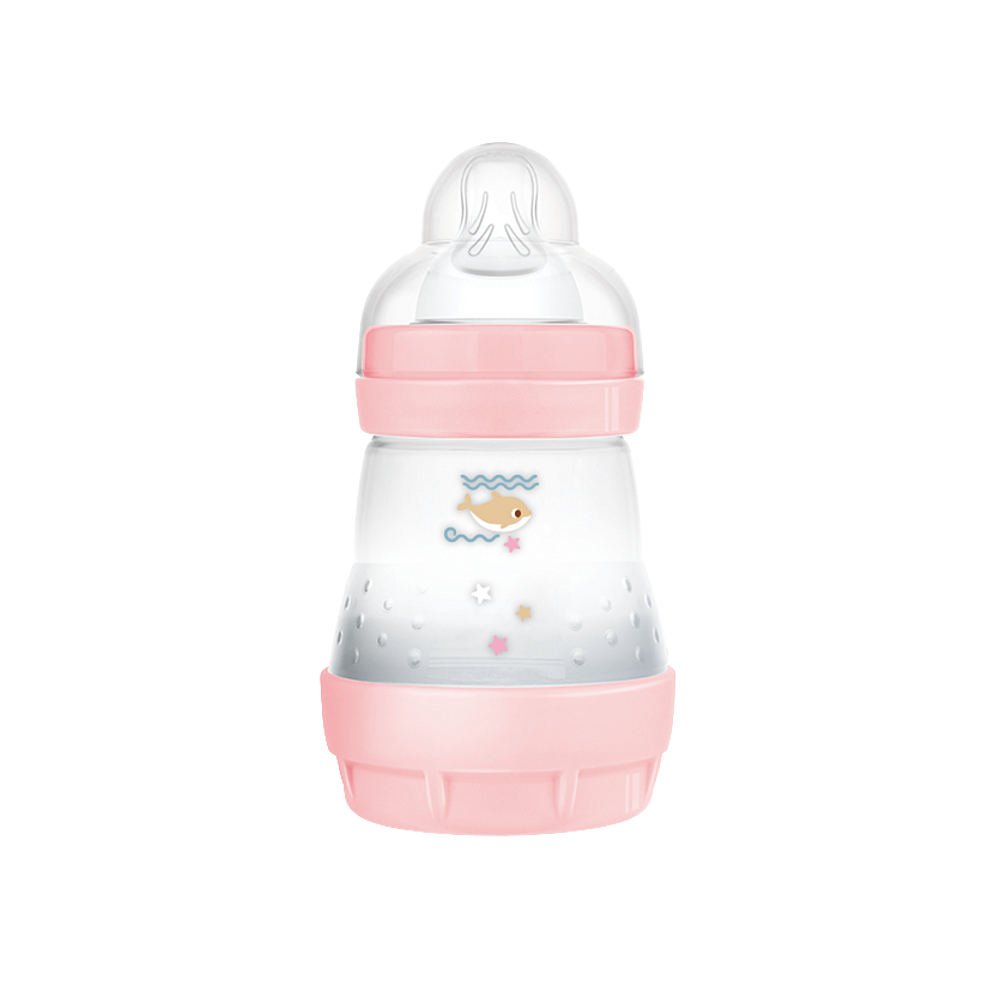 MAM Fľaša anti-colic ružová 0m+ 160 ml