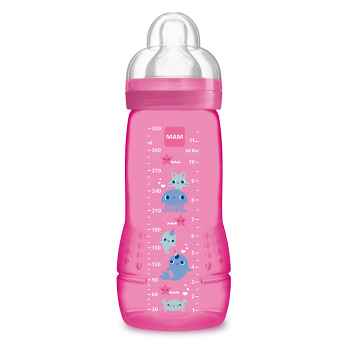 MAM Fľaša baby bottle ružová 330 ml