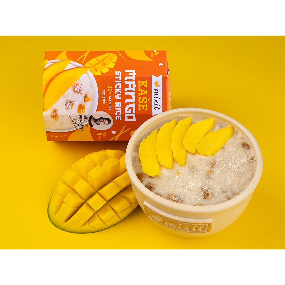 Sticky Rixe MIXIT Mango sticky rice ryžová kaša Jirky Procházky 270 g - MojaLekáreň.sk