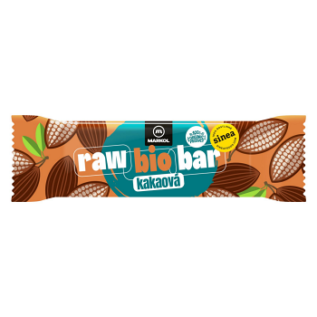 MARKOL Raw tyčinka kakaová 40 g BIO, expirácie