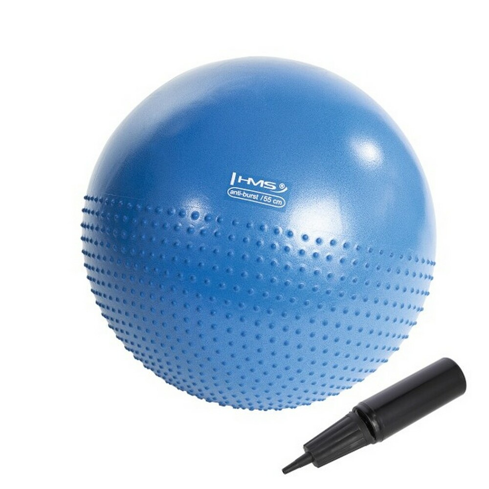 E-shop HMS YB03 Masážna gymnastická lopta 55 cm modrá