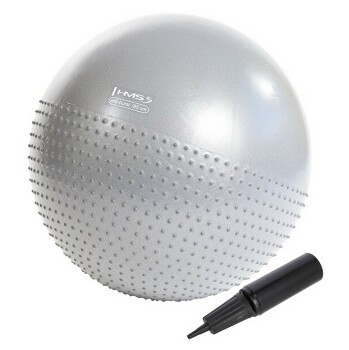 HMS YB03 gymnastická lopta 65 cm svetlo šedá (Gymnastické lopty)